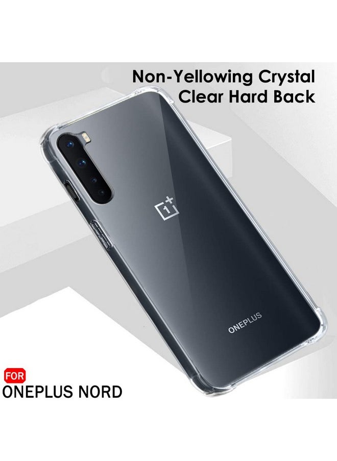 ذا جيفت كارت جراب خلفي شفاف للغاية من TheGiftKart لهاتف OnePlus Nord (2020) | حماية 360 درجة | تصميم مقاوم للصدمات | جراب خلفي شفاف لهاتف OnePlus Nord (2020) (PC & TPU | شفاف)  - Image 3