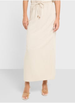 VERO MODA High Waist Slited Long Skirt  - Image 1