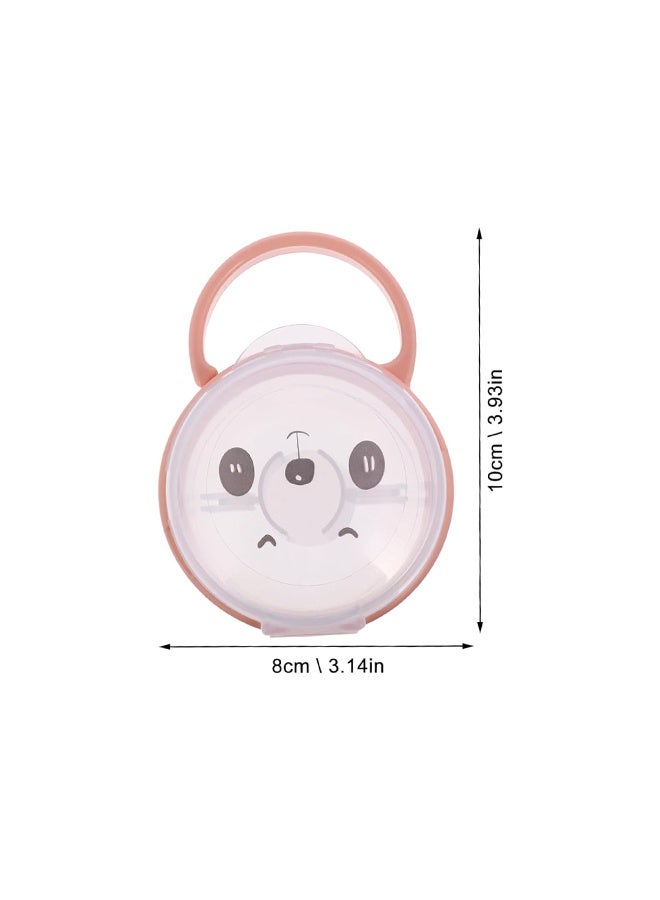 Transparent Portable Dustproof Baby Pacifier Storage Box, Suitable For Holding Baby's Pacifiers Both At Home And Travel, Protect The Pacifiers From Dust, Dirt, Debris, And Pets - Image 5