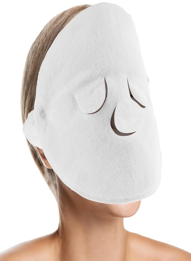 Expressions Hot Compress Face Mask – Heated Plush Face Mask for Relaxation, Skincare Absorption, and Rejuvenation - Image 1