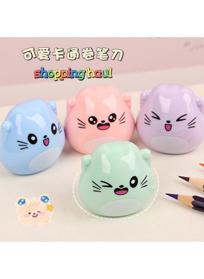HELPS Cartoon Mini Pencil Sharpener Primary School Kindergarten Cute Pencil Sharpener Children Pencil Sharpener Creative Small Stationery - Image 3