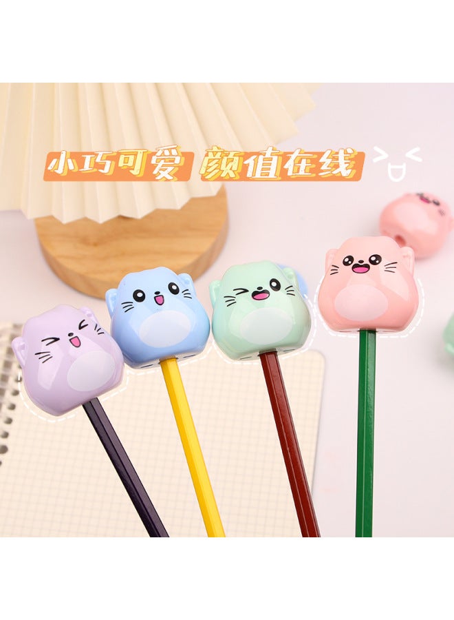HELPS Cartoon Mini Pencil Sharpener Primary School Kindergarten Cute Pencil Sharpener Children Pencil Sharpener Creative Small Stationery - Image 4