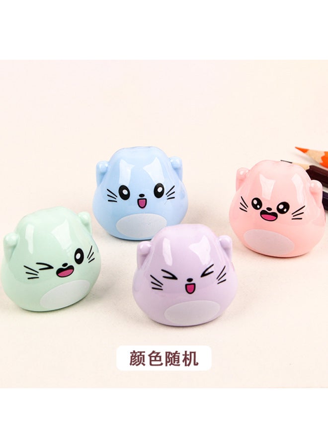 HELPS Cartoon Mini Pencil Sharpener Primary School Kindergarten Cute Pencil Sharpener Children Pencil Sharpener Creative Small Stationery - Image 1
