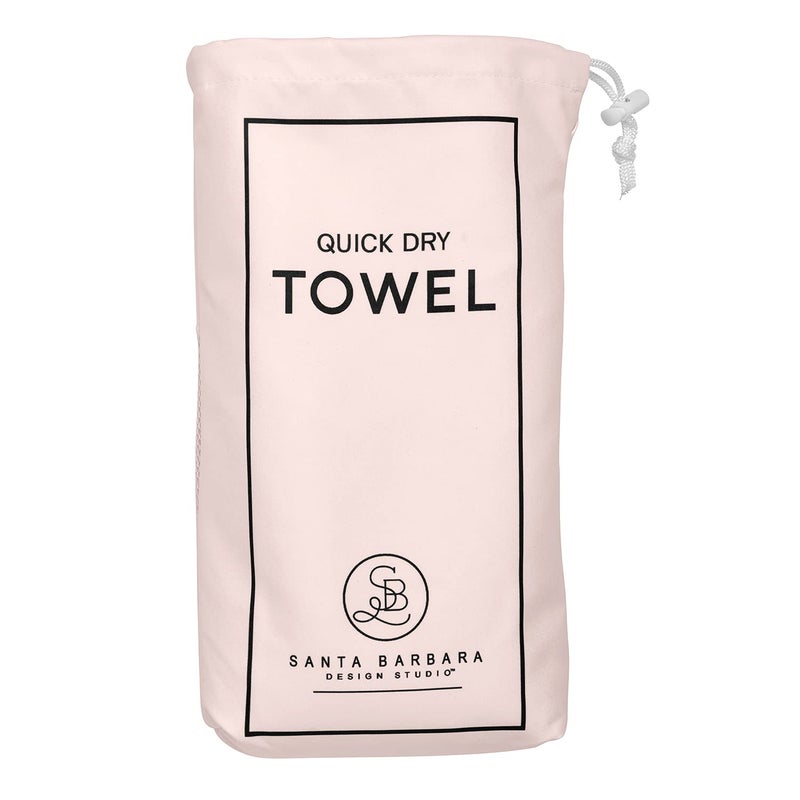 Santa Barbara Design Studio Beach Towels - Quick Dry Microfiber Oversized Towel Bath Sheet, 78" x 35", Wifey - Image 3
