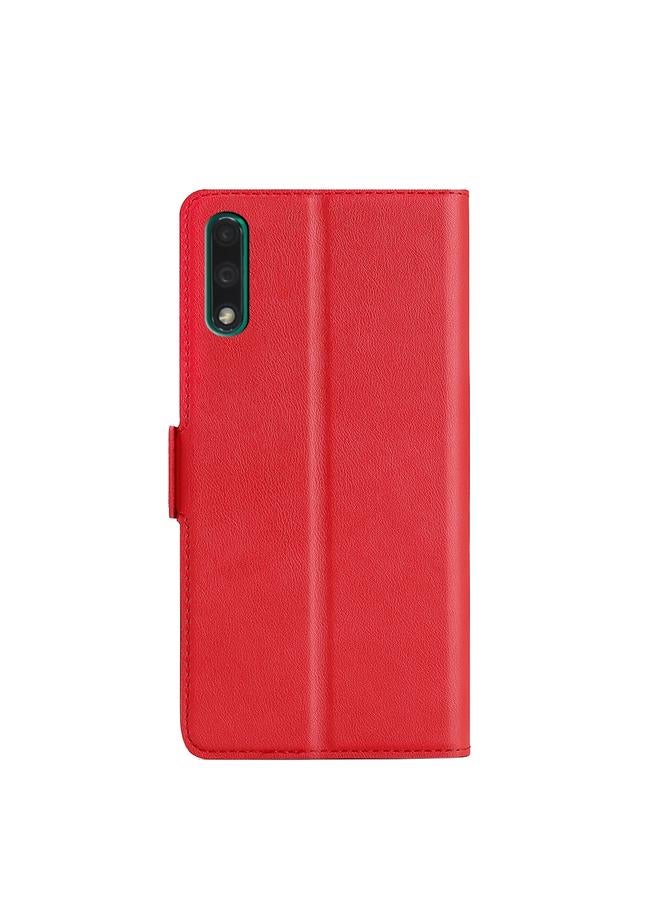 S-TOP Case For Huawei Enjoy 10 Ultra-thin Voltage Side Buckle PU + TPU Leather Phone Case - Image 3