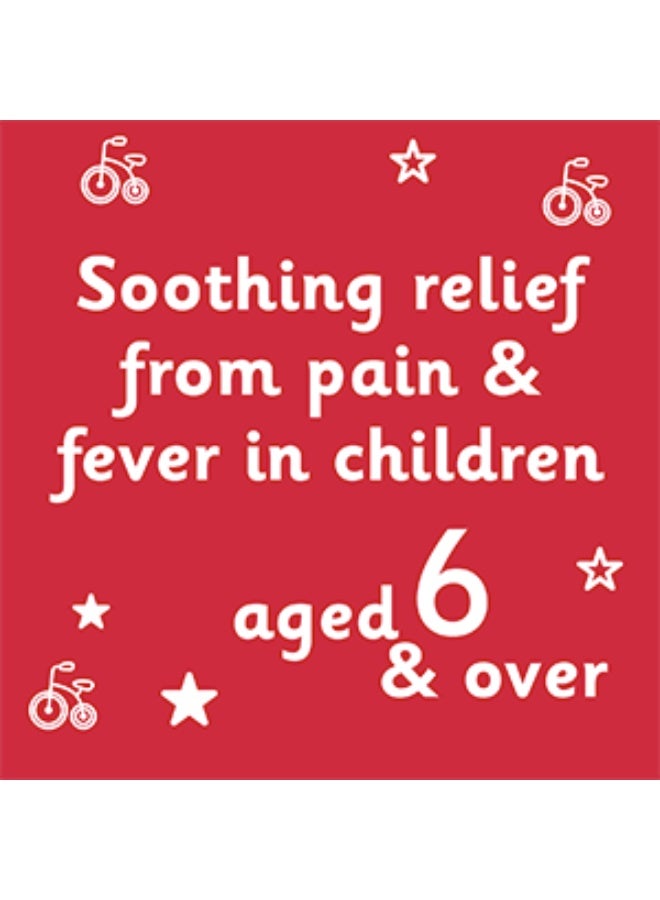 Calpol SixPlus Colour & Sugar-Free Suspension 6+ Years 100ml (Strawberry Flavour) - Image 3