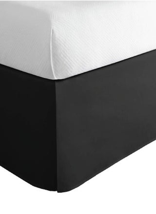 Lux Hotel Microfiber Tailored Style Bed Skirt with Classic 14 Inch Drop Length, King, Black - pzsku/Z27F7848FA96883FBDF75Z/45/_/1693490409/2adfbbaf-24fc-45c9-947e-653ec128550f