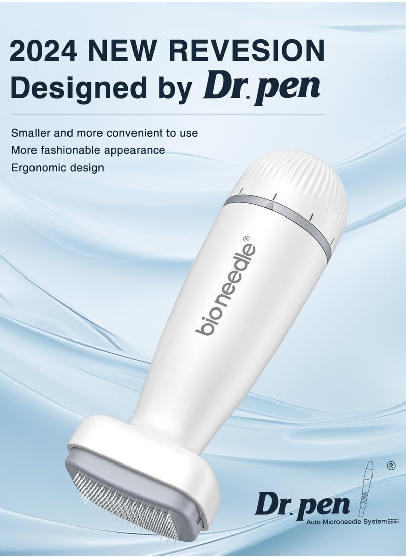 bio needle Adjustable Derma Stamp, Microneedling Stamp for Face body, Derma Pen for Hair Beard Face  - Image 2