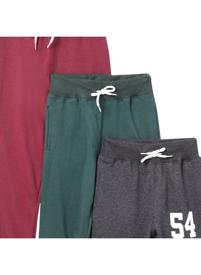 T2F T2F Boy's Regular fit Track Pants (BYSJOG3P01_Multicolor 4_11-12 Years) - Image 3