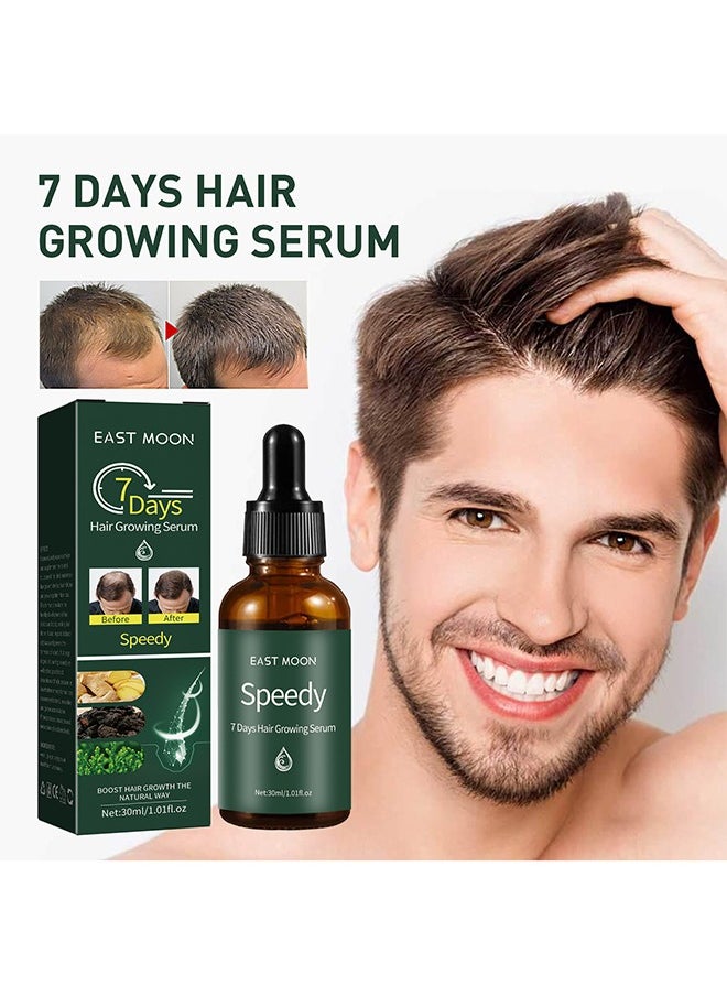 East Moon 7 Days  Hair Growing Serum , Rapid Growth Hair Treatment, Anti Hair Loss Hair Regrowth Essence, Nourishing Hair Care Essential Oil-30ml  - Image 1