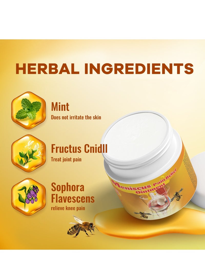 سوميفون مرهم سم النحل لتسكين آلام الغضروف الهلالي، مكون من قطعتين، لتخفيف آلام المفاصل والعضلات - Image 5