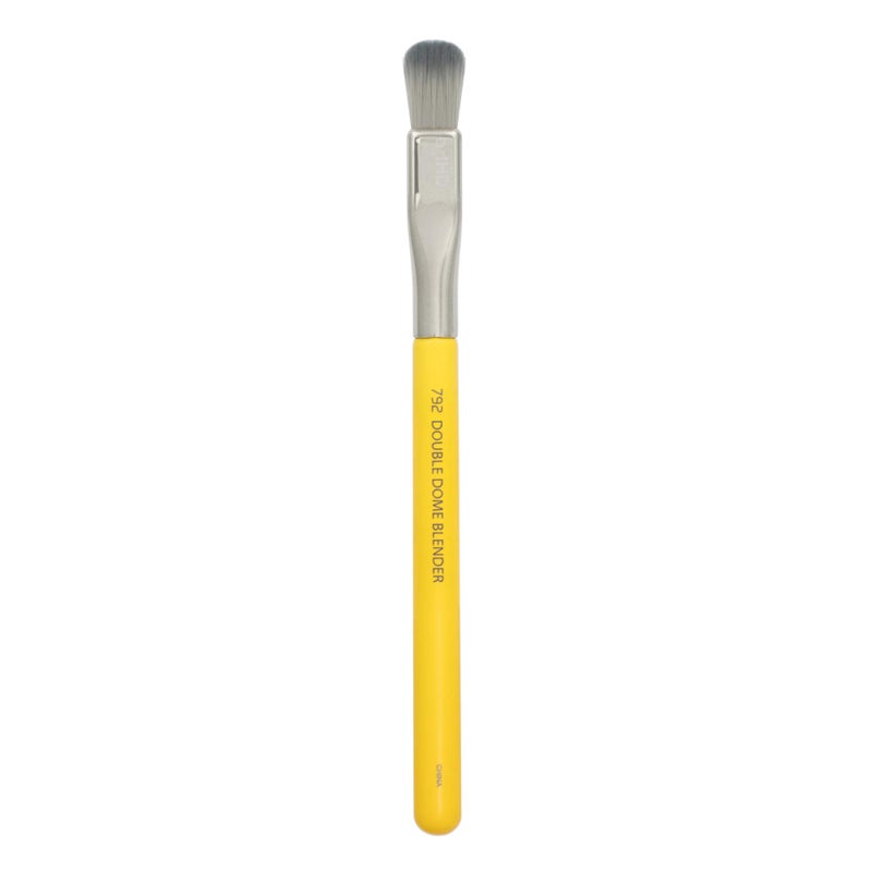 Bdellium Tools Professional Makeup Brush - Studio Series 792 Eye Double Dome Blender - With Soft Synthetic Fibers, For Effortless Application and Blending (Yellow, 1pc) - Image 3