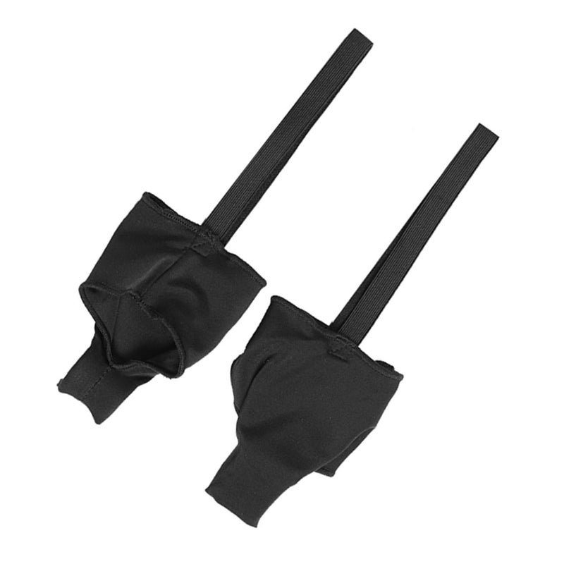Black Toe Straightener For Bunion Relief 2PCS Thumb Valgus Corrector Brace Foot Support - Image 2