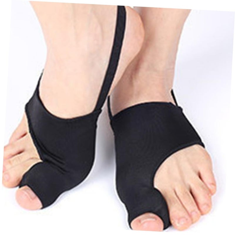Black Toe Straightener For Bunion Relief 2PCS Thumb Valgus Corrector Brace Foot Support - Image 5