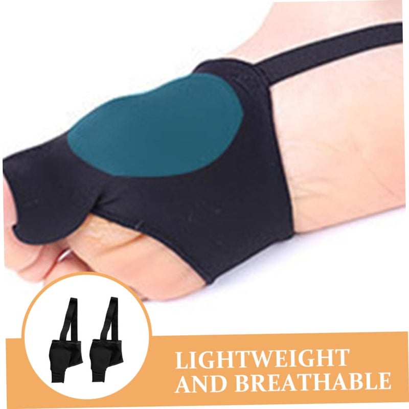 Black Toe Straightener For Bunion Relief 2PCS Thumb Valgus Corrector Brace Foot Support - Image 4