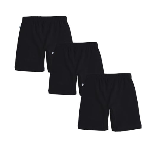 YouGotPlanB Cotton Inner Shorts for Girls | Pack of 3 | Ages 4-16 Years | Mid-Thigh Length | 100% Cotton Inner Lining Like Underwear Black - Image 3