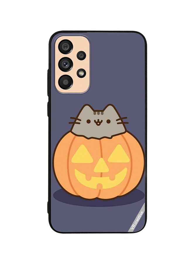 VR CREATIVE Protective Case Cover For Samsung Galaxy A72 Halloween Pumpkin Design Multicolour - Image 1