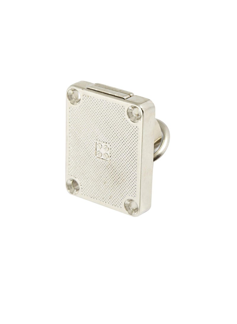 Generic - Drawer Lock | Chrome Plated | Steel | Silver | 22 mm - Image 1