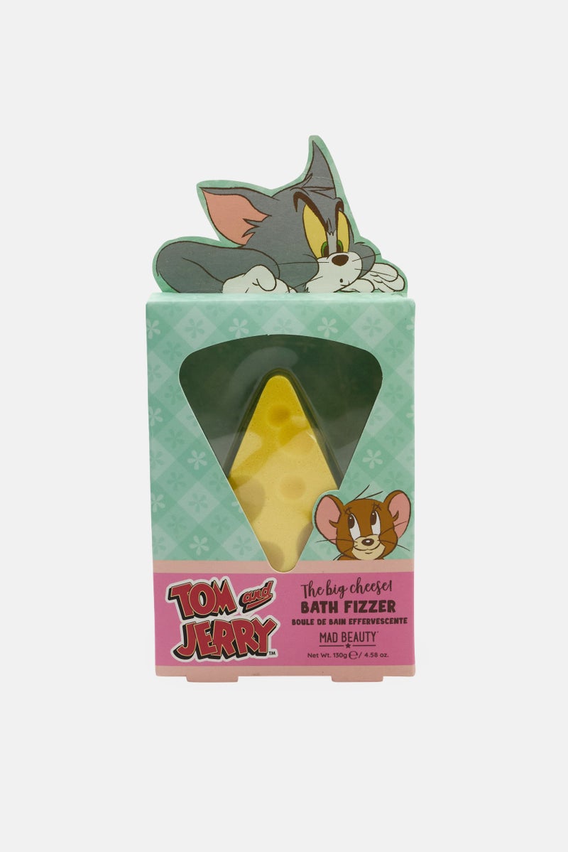 Mad Beauty توم وجيري × ماد بيوتي فوار الحمام الجبنة الكبيرة 130غ - Image 1