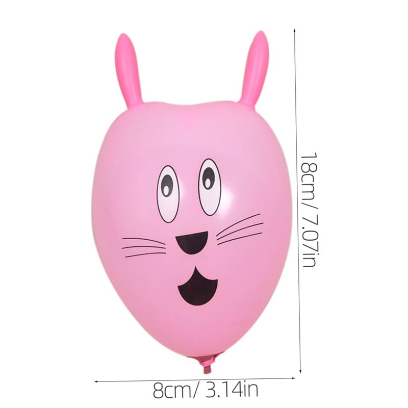 30 Pcs Large Rabbit Ear Balloon Decor For Birthday Party Photo Props - Image 3