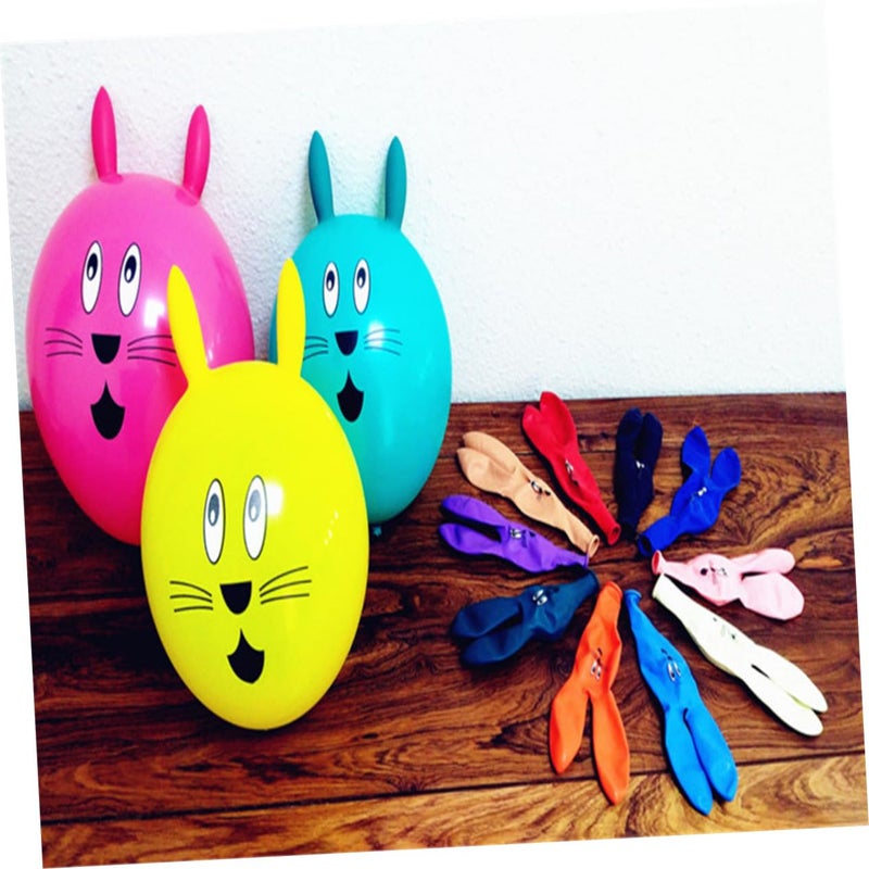 30 Pcs Large Rabbit Ear Balloon Decor For Birthday Party Photo Props - Image 4