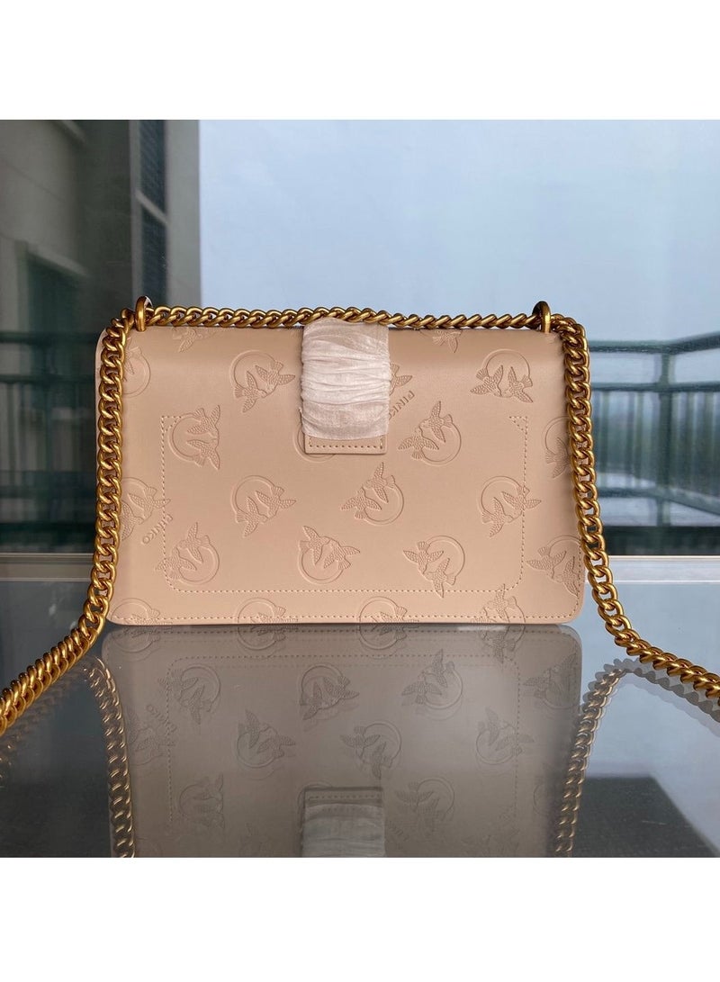 PINKO حقيبة كتف متقاطعة بسلسلة من بينكو 27*16*7 سم - Image 3