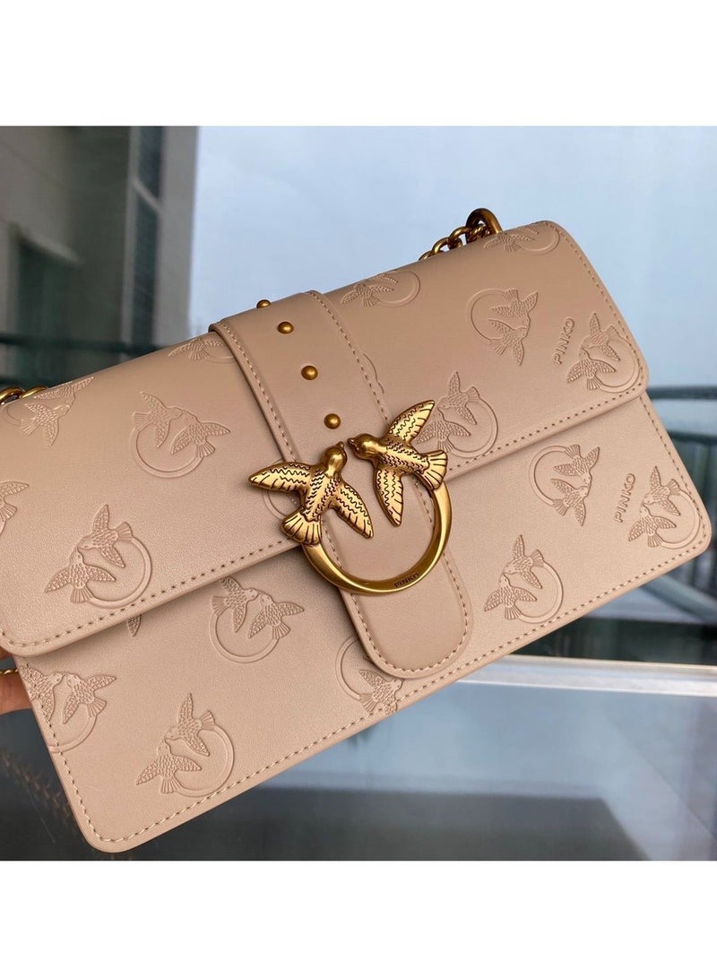 PINKO حقيبة كتف متقاطعة بسلسلة من بينكو 27*16*7 سم - Image 4