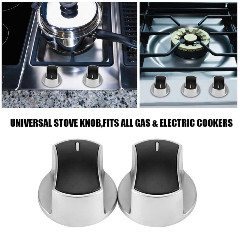 Universal Gas Stove Cooker Part Control Knobs Replacement Metal Rotary Switch kitchen accessories 2  - Image 2