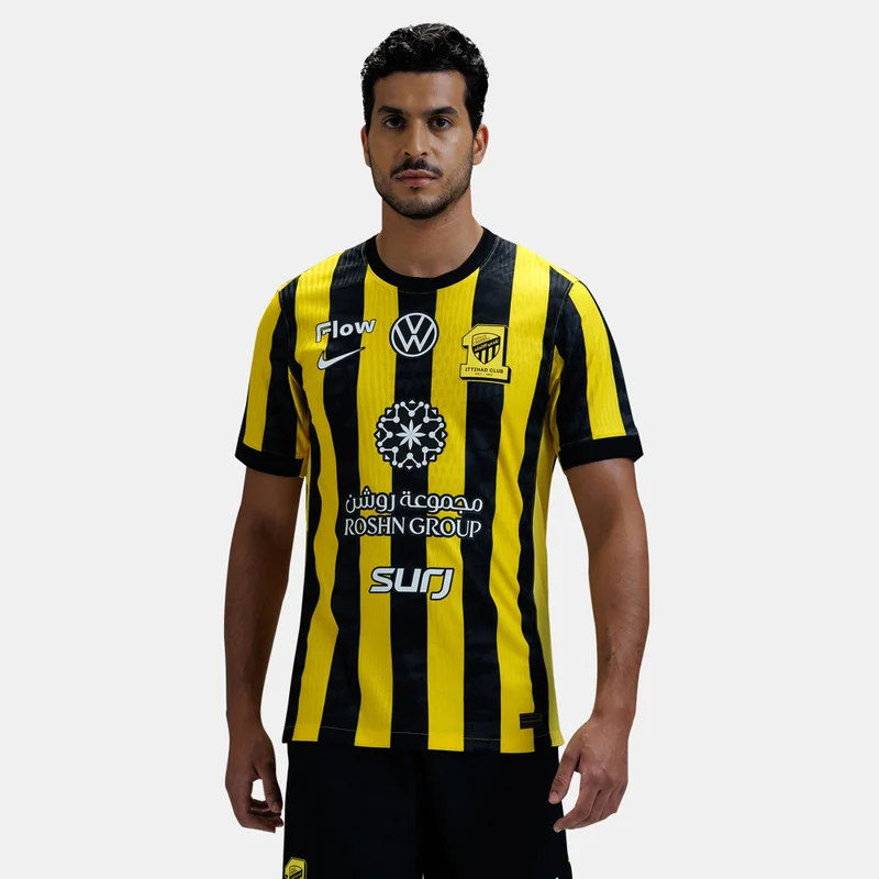 Men's Al-Ittihad 25/26 Home Authentic Football Jersey