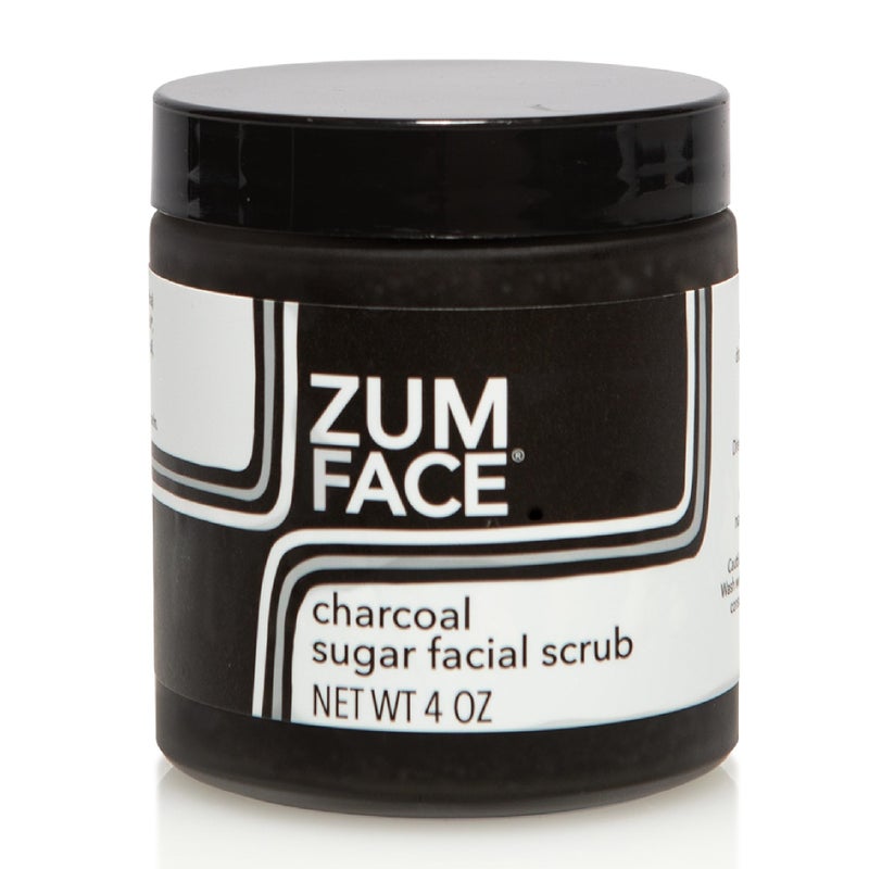 ZUM FACE Indigo Wild Zum Face Sugar Facial Scrub - Natural Sugar Scrub - Soothing Facial Exfoliator with Jojoba Oil, Coconut Oil & Olive Oil - Charcoal - 4 Oz - Image 1