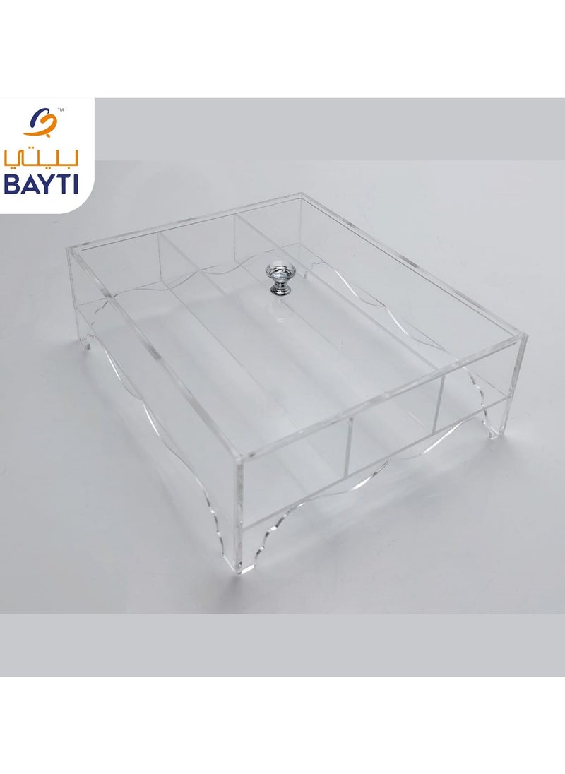 بيتى صندوق ملعقة التنوب ملحقات أدوات المائدة/صندوق أدوات المائدة/ملعقة/حامل السكين والشوكة (3 جوانب ب) 