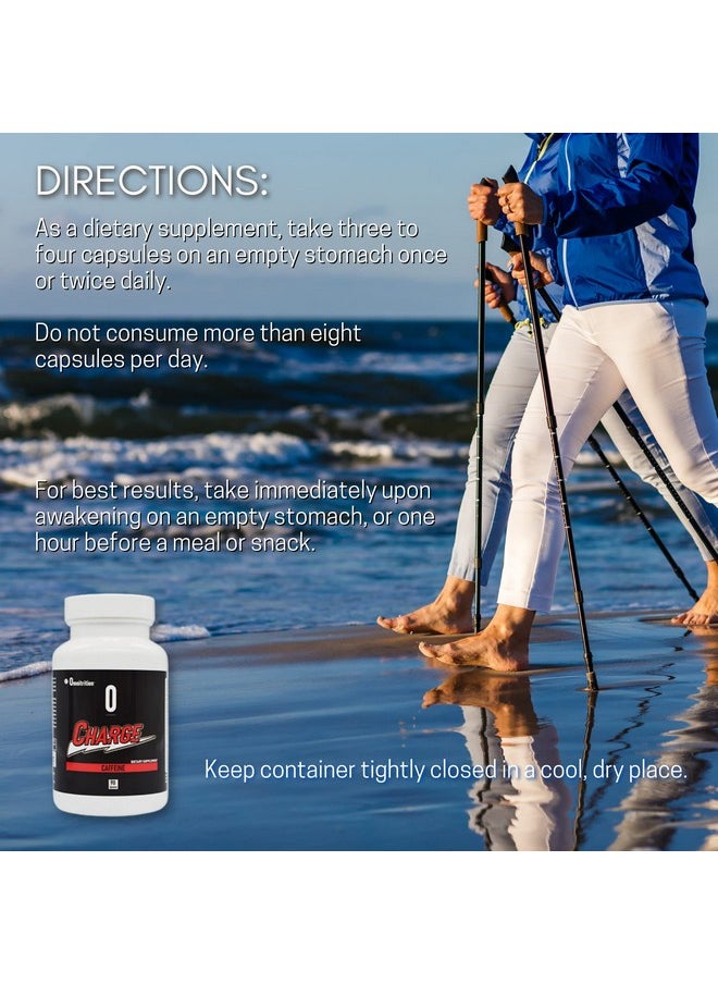Omnitrition - Charge Capsules (With Caffeine) Dietary Supplement 90 Capsules - Image 1
