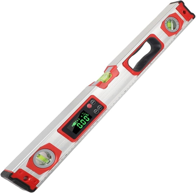 Digital Level 400mm Magnetic Base Waterproof Dustproof LCD Backlit Display 0 05 Degree Angle Measurement - Image 1