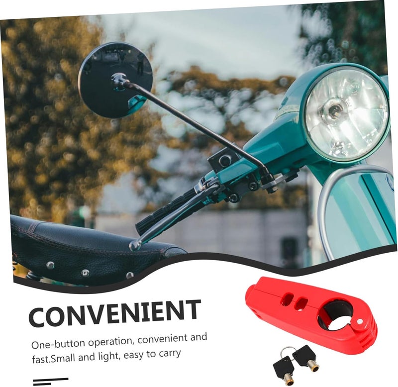 Ciieeo Motorcycle Handlebar Lock Lightweight and Sturdy Security for and Motorbikes Suitable for Brake Lever Easy to Install - Image 5