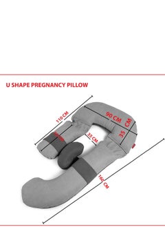Generic Long U Shape Pillow cotton  - Image 3