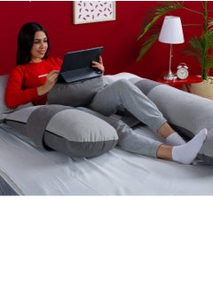 Generic Long U Shape Pillow cotton  - Image 1