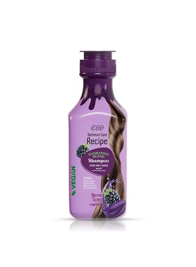 Optimum Care Recipe Hydrating Blend Shampoo Berries Scent 350ML