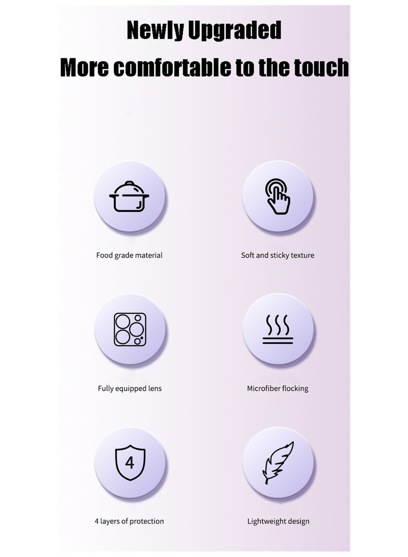 AROAQ Luxury Liquid Silicone Smooth Phone Case Compatible with MagSafe Wireless Charging for iPhone 16 Plus 15 14 13 12 Pro Max 11 X XR - Image 2