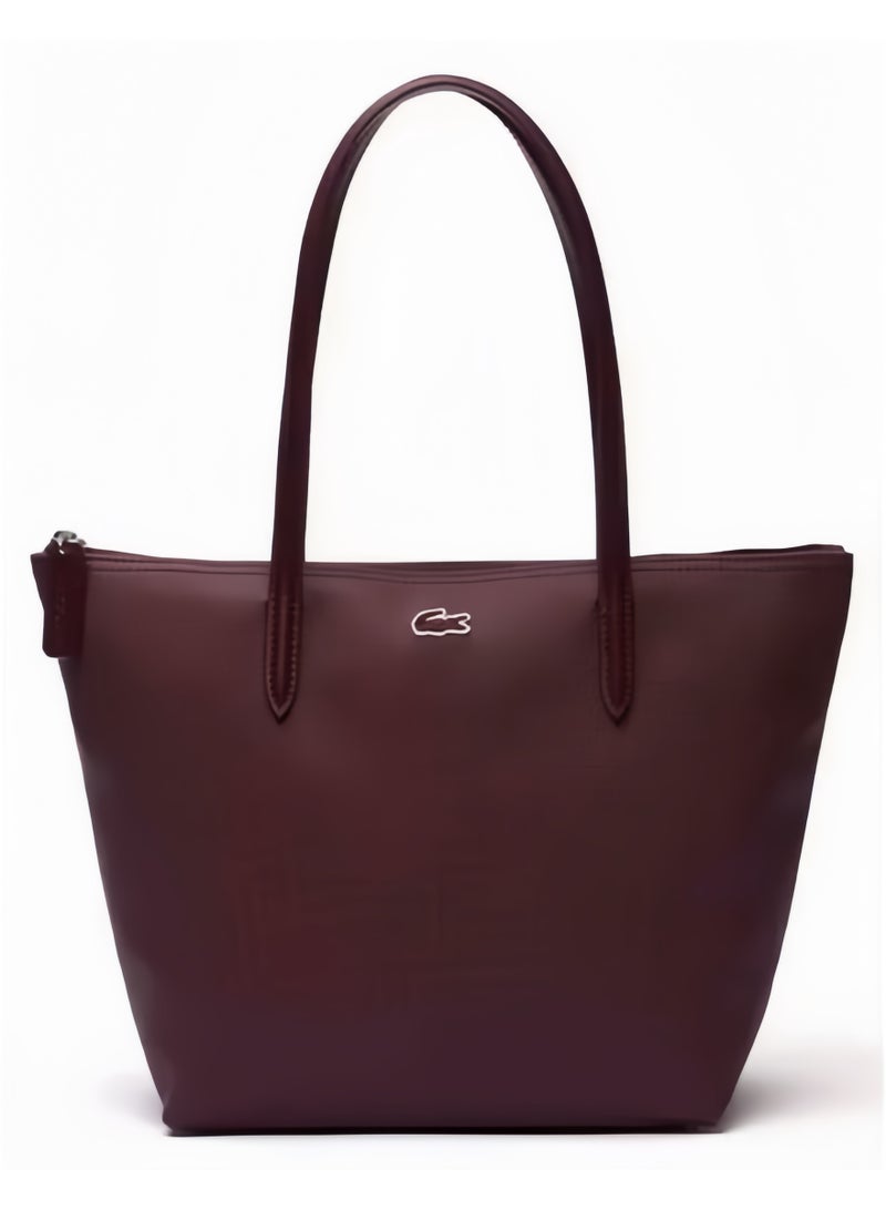 Lacoste Women's L12.12 Concept Fashion Versatile Large Capacity Zipper Handbag Single Shoulder Bag Tote Bag Camera Bag Medium - Image 4