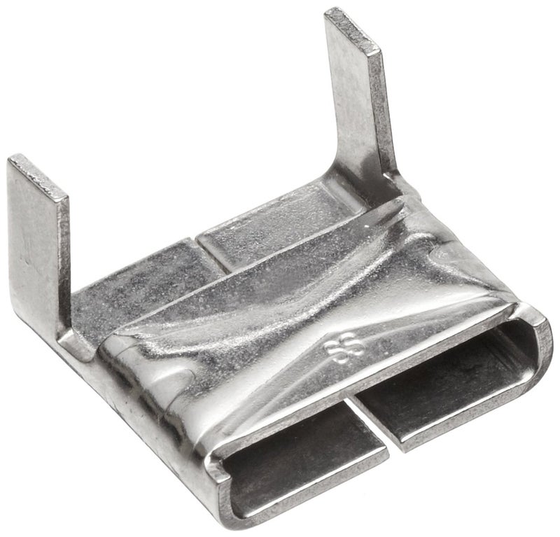 BAND-IT C25299 201/301 Stainless Steel Ear-Lokt Buckle, 1/4" Width, 100 per Box - Image 5