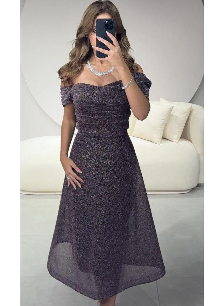 Midi evening dress  - Image 4