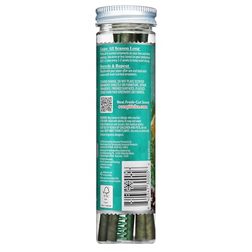 ScentSicles أوراق عطرية شجرة عيد الميلاد - 2 زجاجات (12 عصا إجمالاً) - Image 3