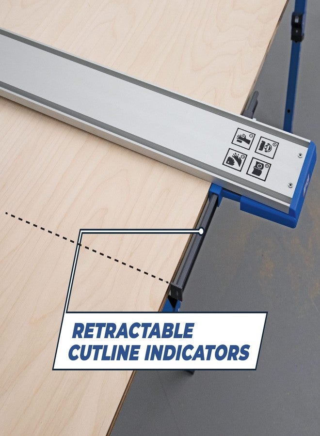 Kreg KMA4700-E Straight Edge Guide XL - 8 Ft - For Circular Saw - For Cross Cut & Rip Cut - Aluminum Guide Rails - Carpentry Tools & Accessories - Image 3