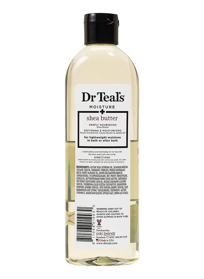 Dr Teal's مجموعة هدايا متنوعة من زيوت الاستحمام والجسم (عبوة من قطعتين بحجم 8.8 أونصة لكل منهما) زبدة الشيا الغنية للغاية وزيت جوز الهند المغذي والزيوت الأساسية لترطيب البشرة وتخفيف التوتر اليومي في مجموعة سبا منزلية - Image 5