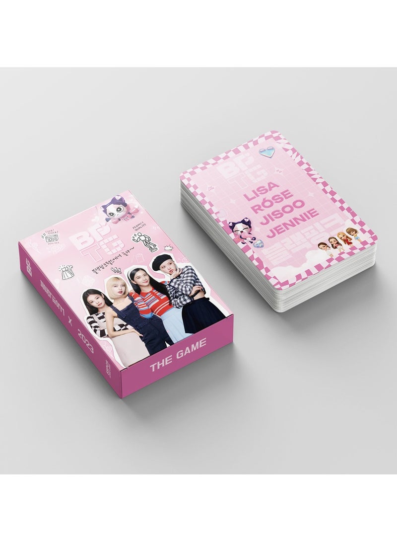 NIBEMINENT 55 Pcs Kpop BLACKPINK BPTG THE GAME Lomo Cards Card For Fans Collection Gifts - Image 3