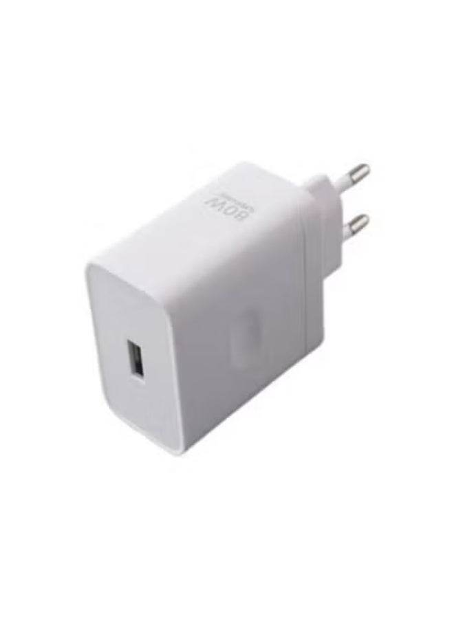 محول طاقة فائق السرعة بقوة 80 واط مع منفذ USB