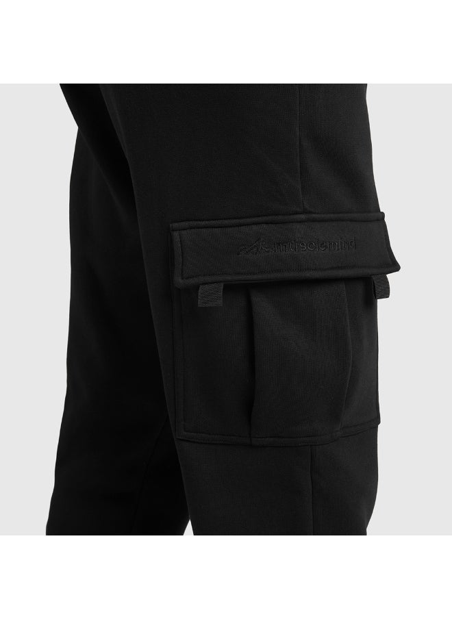 Musclemind - Women's Cloud Ease Fleece Cargo Pants with Super Soft And Stretchable Fabric, 6 Deep Pockets, Hidden- Inner Drawstrings, Anti-Pill, Shape Retention, Long-Lasting Colour, Super Soft And Breathable Fabric, Along with Temperature Regulation Tech - Image 1