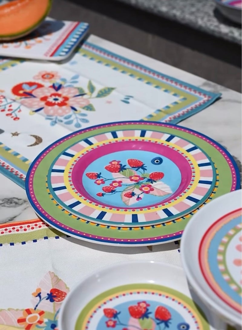 Baci milano Melamine Dessert Plate 3 - Diam. 21,5 cm - Mamma Mia - Baci Milano - Image 1