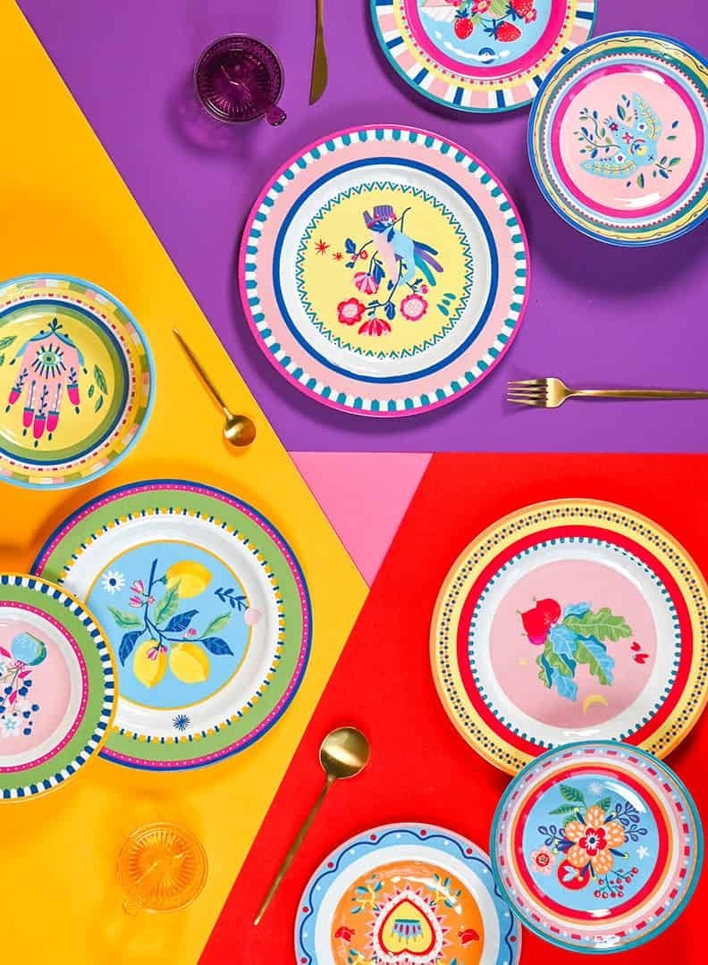 Baci milano Melamine Dessert Plate 3 - Diam. 21,5 cm - Mamma Mia - Baci Milano - Image 2