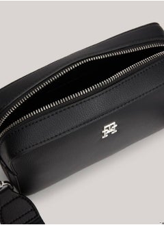 TOMMY HILFIGER Women's Essential Th Monogram Small Camera Bag -  Recycled polyester mix, Black  - Image 5